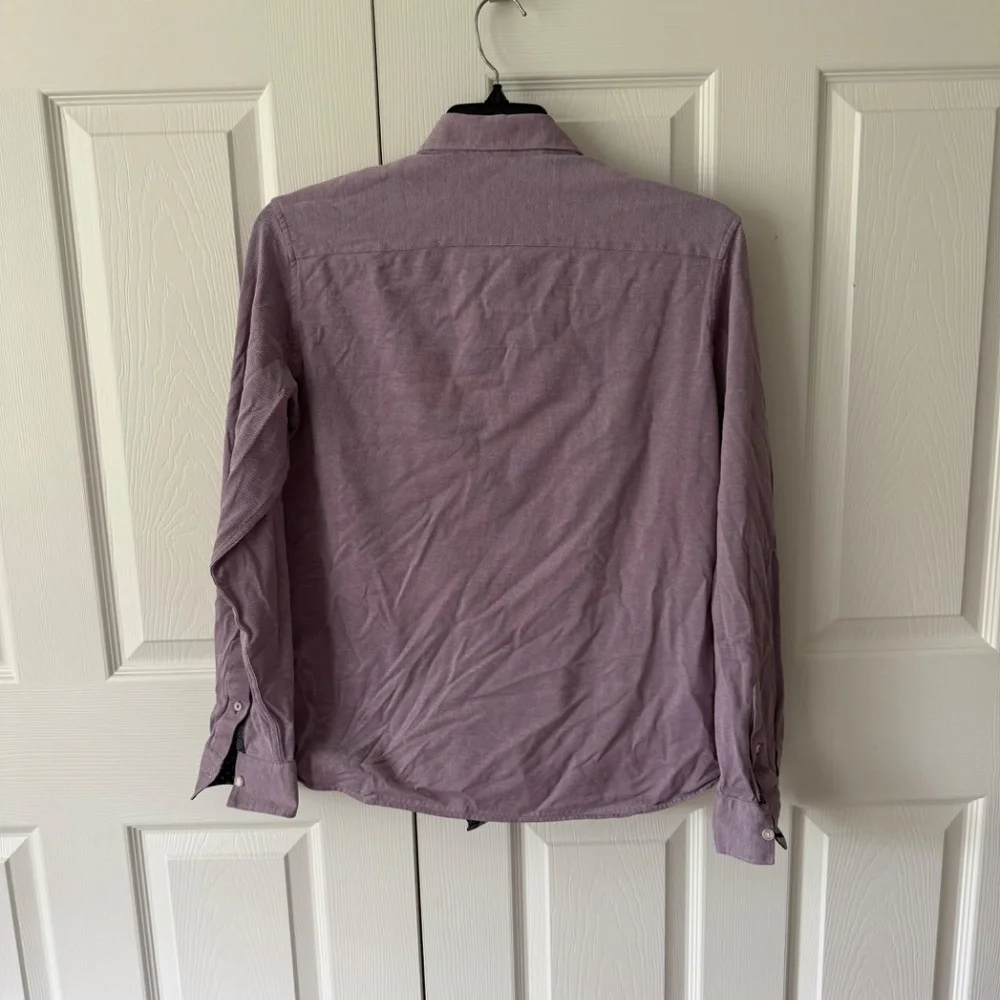Ted Baker Chambray-style Cameron-cuff Button Down Size 5 - Picture 4 of 5